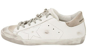 Golden Goose Super Star Stylish Skateboarding Shoes Women's White