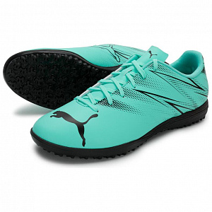 PUMA Attacanto TT Turf Soccer Shoes Men's Cyan 1 2604158