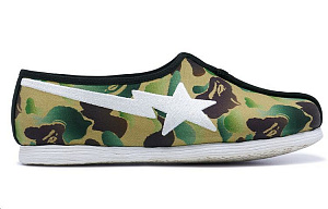 NLS x A BATHING APE Wear-Resistant Low-Top Sports Casual Shoes Men's Green 1 2604184