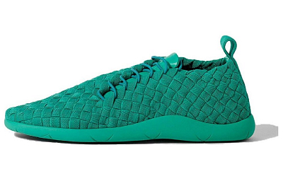 Bottega Veneta Woven Low Top Sneakers Blue