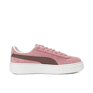 PUMA Basket Platform Core SUEDE PLATFORM CORE Lightweight Low Top Skateboard Shoes Women's Red Purple Color 1 2604866