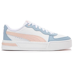 PUMA Skye Trainers Low Top Skateboard Shoes Women's Pink Blue 1 2604874