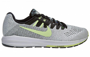 Nike Zoom Structure 20 Air Zoom Structure 20 Solstice Cushioned Slip-Resistant Low-Top Running Shoes Men's Gray Green 1 2605241