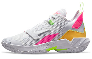 Air Jordan Why Not Zer0.4 'White Citron Pulse Hyper Pink'