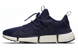 Nike Pocket Durable Breathable Low-Top Running Shoes Men's Blue White