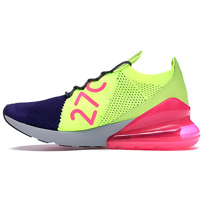 Nike Air Max 270 Flyknit Regency Purple Volt