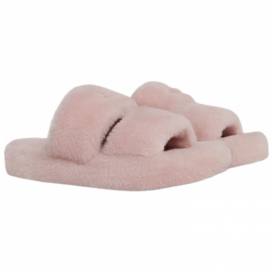 CELINE Quiet Slide Slippers Women's Pink купить в интернет-магазине Yoocart с быстрой доставкой по России.
