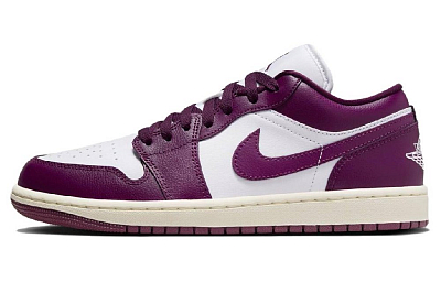 JORDAN 1 Low 'White Fireberry' Women's