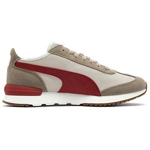 PUMA R78 Nylon Low Top Casual Shoes Unisex Gray Brown Red 1 2606889