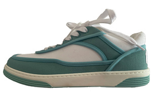 CHANEL Low Top Stylish Skateboarding Shoes Women's Green