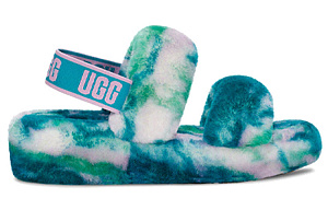 UGG Oh Yeah Slide Marble Aquatic Blue Women's 1 2607277