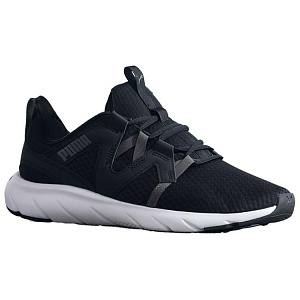 PUMA Anti Slip Wear Resistant Low Top Running Shoes Unisex Black White 1 2607342