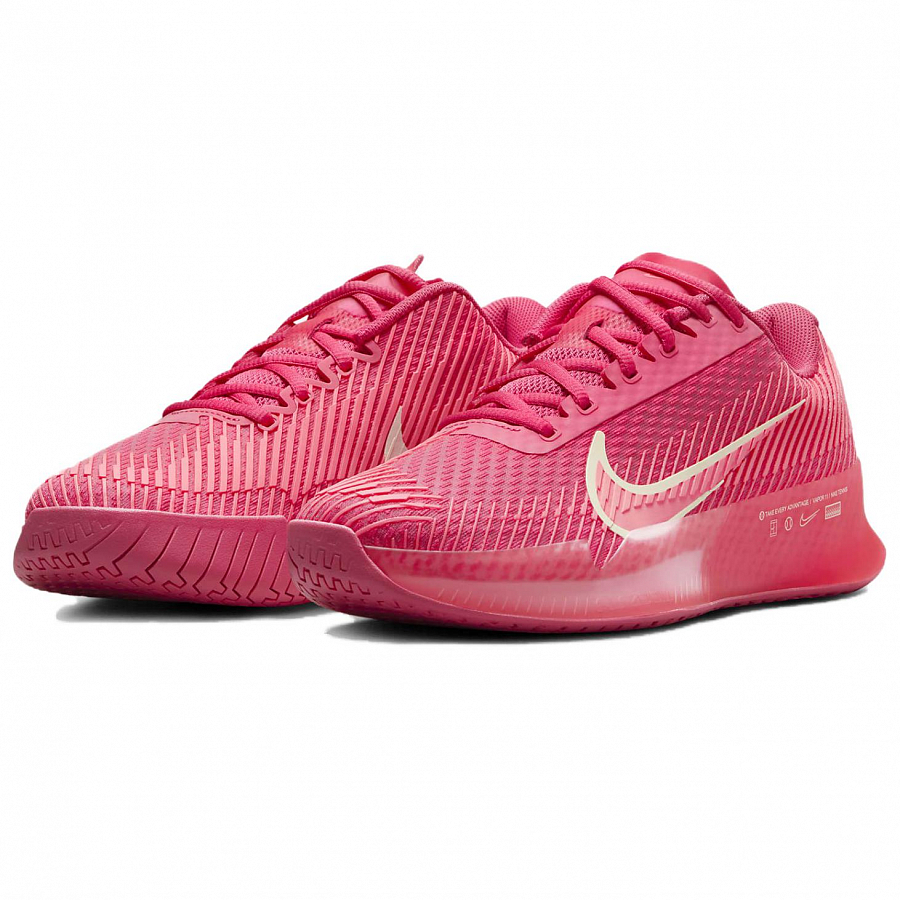 Nike Air Zoom Vapor 11 Low-Top Tennis Shoes Women's Red купить в интернет-магазине Yoocart с быстрой доставкой по России.