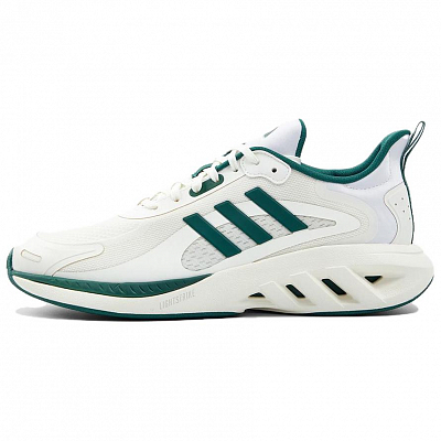 Adidas Breathable Low-Top Casual Shoes Unisex White Green