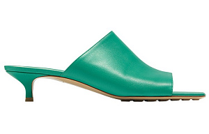 Bottega Veneta Stretch Slide Slippers Women's Turquoise Color 1 2608096