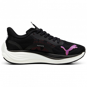 PUMA Velocity Nitro 3 Anti Slip Wear Resistant Low Top Running Shoes Women's Black Red Blue 1 2608330
