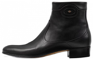 GUCCI Ankle Boot 'Logo Embellished Black'