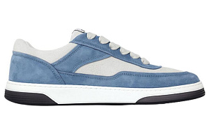 CHANEL 23P Low Top Stylish Skateboarding Shoes Women's White Blue 1 2608784