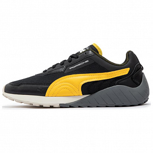PUMA PORSCHE DESIGN Low Top Casual Shoes Unisex Black Yellow