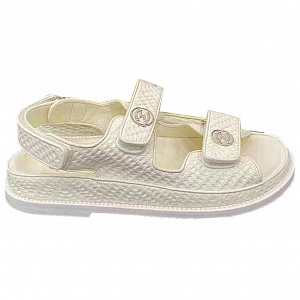 CHANEL Stylish Sandals Women's White 1 2608936