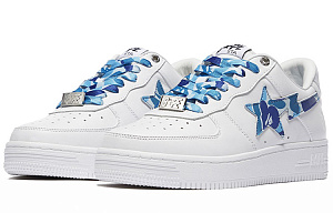 BAPE A BATHING APE Bape Sta Low White ABC Camo Blue 2021 1 2608954