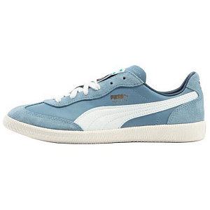 PUMA Liga Wear resistant And Lightweight Low Top Skateboard Shoes Unisex Blue White