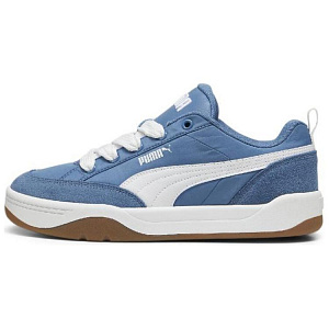 PUMA Park Lifestyle Collection Low Top Skateboard Shoes Unisex White Blue
