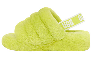 UGG Fluff Yeah Slide Key Lime Women's