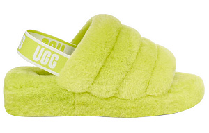 UGG Fluff Yeah Slide Key Lime Women's 1 2609402
