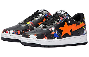 A BATHING APE Bape Sta Paint Splatter Black 1 2609418