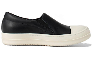 RICK OWENS/RO Fogachine Low Top Stylish Skateboarding Shoes Women's Black 1 2609467