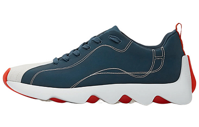 HERMES Envol Wear-Resistant Low-Top Casual Shoes Men's Dark Blue