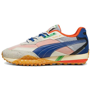 PUMA Blktop Rider Low Top Casual Shoes Unisex Orange Blue