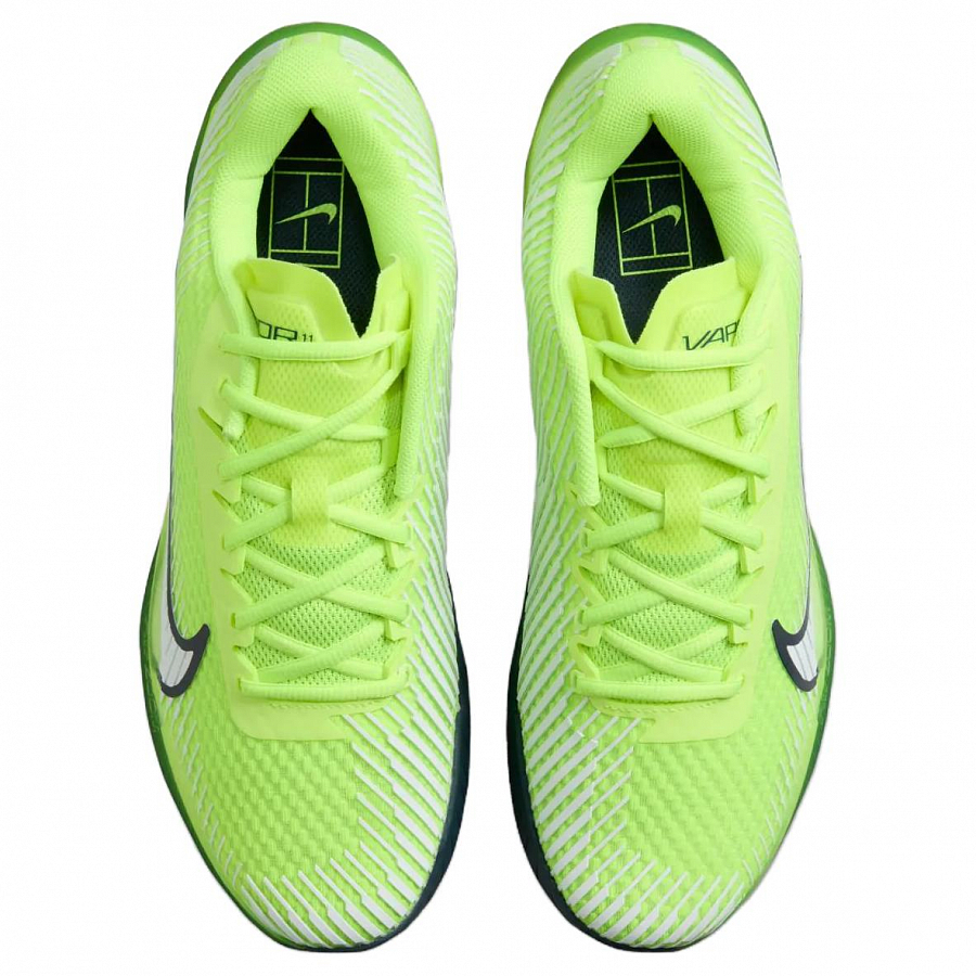 Nike Air Zoom Vapor 11 Low Top Tennis Shoes Men's Green White купить в интернет-магазине Yoocart с быстрой доставкой по России.
