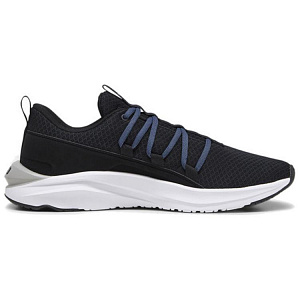 PUMA Softride One4all Shock Absorbers Slip Resistant Abrasion Resistant Low Top Casual Running Shoes Men's Black Blue 1 2609911
