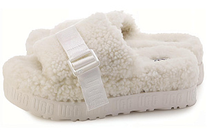 UGG Fluffita White Slippers Women's 1 2610037