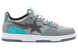A BATHING APE SK8 STA Stylish Skateboarding Shoes Men's Gray 1 2610062