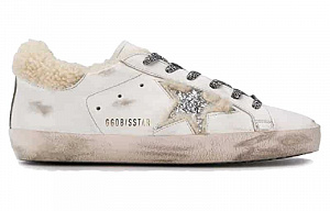 Golden Goose Super-Star Stylish Skateboarding Shoes Women's Beige 1 2610415
