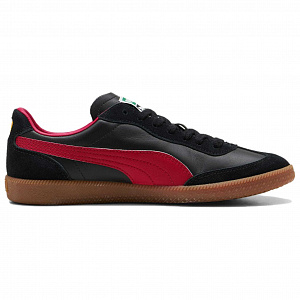 PUMA Liga Low Top Casual Shoes Unisex Black Red 1 2610498
