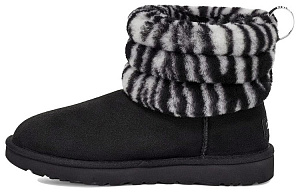 UGG Fluff Mini Quilted Leopard Zebra Women's