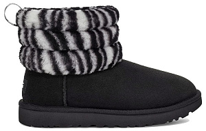 UGG Fluff Mini Quilted Leopard Zebra Women's 1 2611187