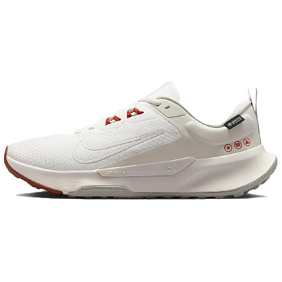 Nike Juniper Trail 2 Abrasion Resistant Low Top Trail Running Shoes Women's White Red