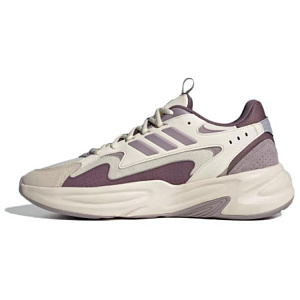Adidas Ozelle Anti Slip Wear Resistant Low Top Chunky Sneakers Unisex White