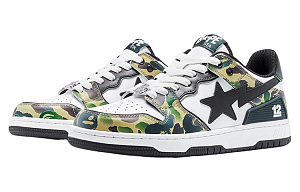 A BATHING APE SK8 China 12th Anniversary Limited Edition Low Top Stylish Skateboarding Shoes Women's Camouflage 1 2611651