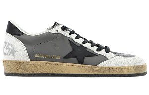 Golden Goose Ball Star Low Top Stylish Skateboarding Shoes Men's Gray White 1 2611705