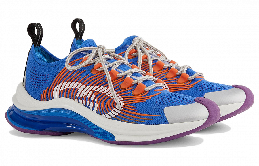 GUCCI Women's Run Sneaker 'Blue Orange' Women's купить в интернет-магазине Yoocart с быстрой доставкой по России.