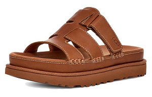 UGG Goldenstar Platform Slide Tan Women's 1 2612078