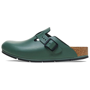 Birkenstock Boston Pro 'Leather Thyme' Mules