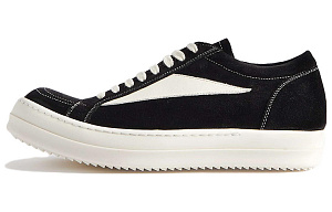 RICK OWENS Strobe Vintage Low Black Suede