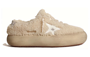 Golden Goose Women's Space Star 'Beige Shearling' 1 2612881